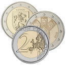 2 EURO UNC COINS
